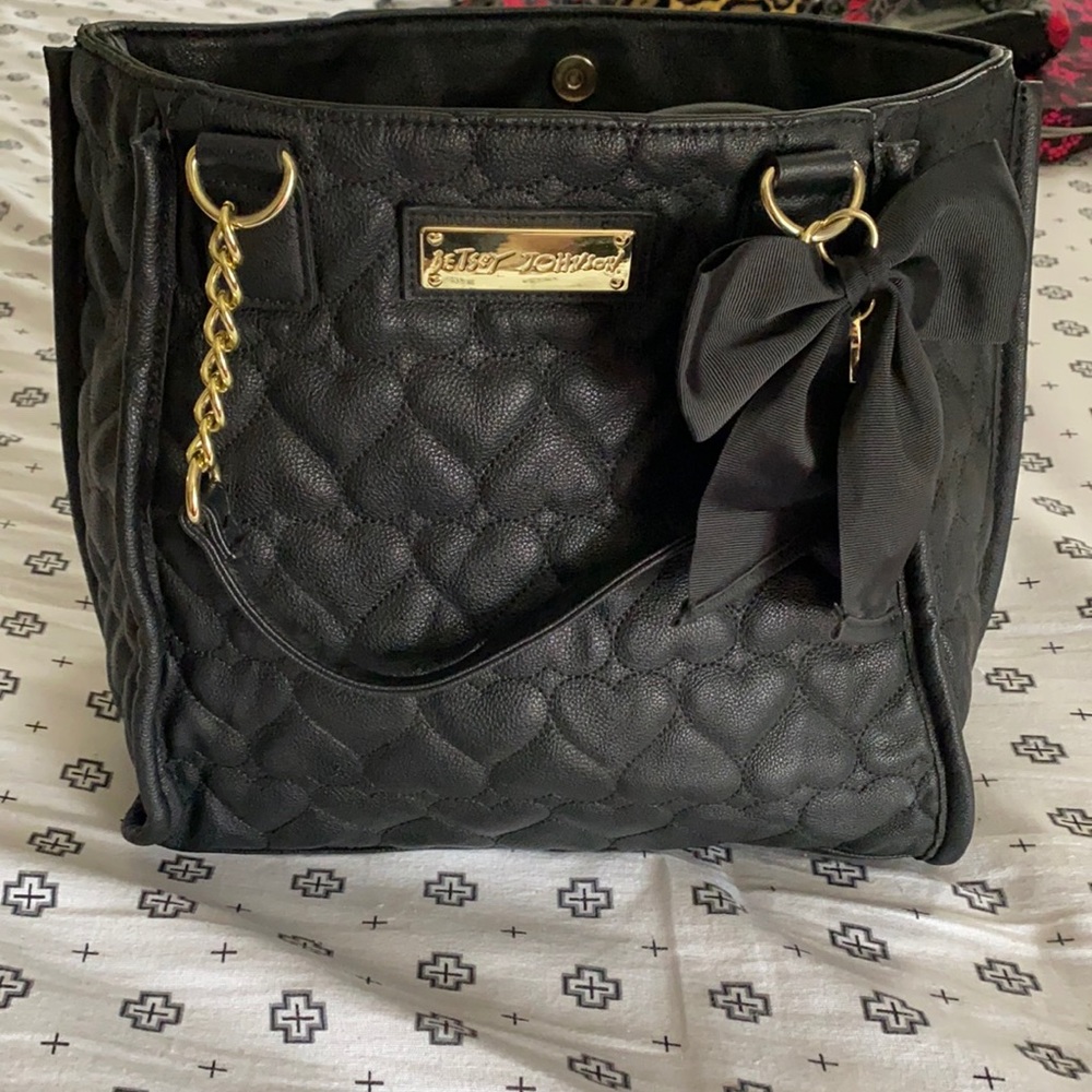 Black Betsey Johnson Tote